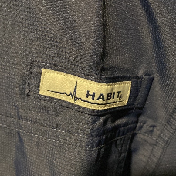 Navy blue Mens Habit river shirts size L - Picture 5 of 8